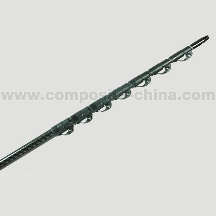 Teleskopowe słupy czyszczące z włókna węglowego