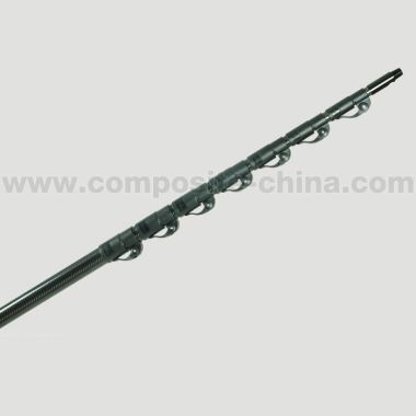 Teleskopowe słupy czyszczące z włókna węglowego